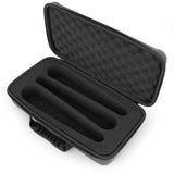 CASEMATIX Wireless Microphone Case Fits Three Wireless Mic System Microphones by Sennheiser, Shure and More, Includes Portable Mic Case Only