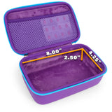 Copy of CASEMATIX Travel Case Fits Asthma Inhaler Spacer with Mask Attached, Inhaler Holder Holds Spacer and Accessories, Includes Purple Asthma Case Only