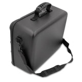 CASEMATIX Rock Collection Travel Case with Programmable Lock - 144 Slot Rock Collection Box with Four Trays, Crystal Storage Case with Shoulder Strap