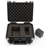 CASEMATIX 11" Waterproof Studio Recording Case Compatible with Blue Ember Xlr Condenser Microphone and Small Accessories