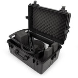 CASEMATIX Travel Case Compatible with Starlink Standard Actuated V2 Dish Kit, Router, Cables & Adapters - Waterproof Gen 2 Satellite Case Only