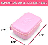 CASEMATIX Pink Camera Case for VTech Kidizoom Camera Pix Duo Twist, Includes Case Only