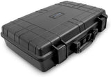 CASEMATIX Waterproof Wireless Microphone System Case Fits Sennheiser, Shure, Audio-Technica, Nady, VocoPro, AKG Receiver, Body Transmitter and More