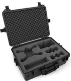 CASEMATIX Hard Carrying Case Compatible with DJI FPV Combo Drone and Accessories – Includes Drone Waterproof Hard Case with Foam Only