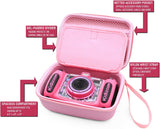 CASEMATIX Pink Camera Case for VTech Kidizoom Camera Pix Duo Twist, Includes Case Only