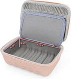 CASEMATIX Rose Gold Asthma Inhaler Case for Travel Fits Spacer , Mask and Accessories, Includes Case Only