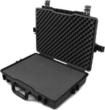 CASEMATIX Waterproof Laptop Hard Case for 15-17 inch Gaming Laptops and Accessories - Crushproof Heavy Duty Laptop Case for 15.6 and 17.3 inch Laptops