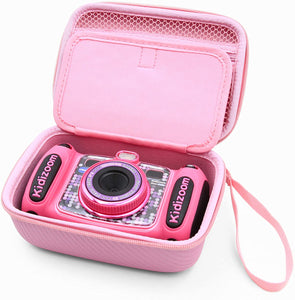 CASEMATIX Pink Camera Case for VTech Kidizoom Camera Pix Duo Twist, Includes Case Only