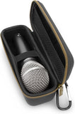 CASEMATIX Single Microphone Case Compatible with Shure SM58, SM48 and More Microphone Models up to 6.75” Maximum, Ultra Compact Mic Case