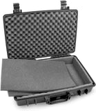 CASEMATIX Waterproof Wireless Microphone System Case Fits Sennheiser, Shure, Audio-Technica, Nady, VocoPro, AKG Receiver, Body Transmitter and More