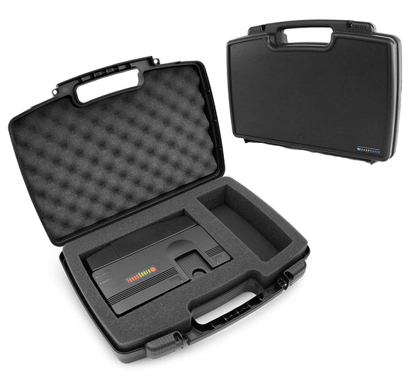 CASEMATIX Travel Case Compatible with Konami TurboGrafx-16 Mini Hardware and Controller, PC Engine CoreGrafx Mini Hard Shell Carrying Case with Foam