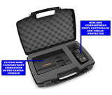 CASEMATIX Travel Case Compatible with Konami TurboGrafx-16 Mini Hardware and Controller, PC Engine CoreGrafx Mini Hard Shell Carrying Case with Foam