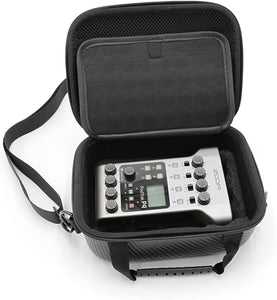 CASEMATIX Case for Zoom Podtrak P4 Podcast Recorder and Podcast Accessories in Padded Foam, Includes Case for Zoom Podtrak P4 Only with Carry Strap