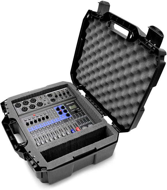 CASEMATIX Studio Travel Case Compatible with Zoom LiveTrak L8 L-8 Digital Mixer Recorder and Select Accessories, Includes Case Only