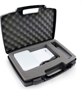 CASEMATIX Hard Travel Case for HP Sprocket Studio Photo Printer and Accessories in Custom Foam - Includes Hard Shell HP Sprocket Case Only