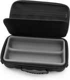 CASEMATIX Two Wireless Microphone Case Compatible with Wireless Mic System Handheld Microphones Sennhesier, Shure and More with Shoulder Strap