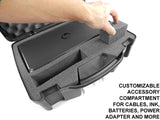 CASEMATIX Portable Printer Carry Case for HP Officejet 200 Wireless Mobile Printer