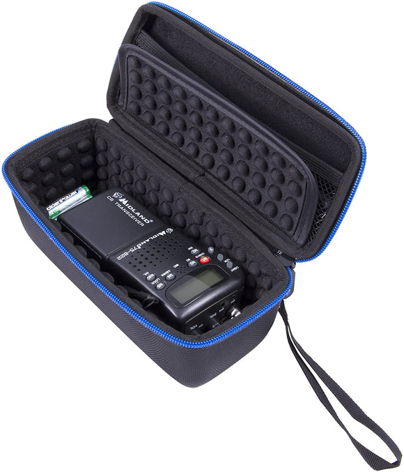 CASEMATIX Radio Case Compatible with CB Radios Midland 75822, Uniden BC75XLT, Midland 75785 or Uniden BCD436HP CB 2 Way Radio, Must Remove Antennae