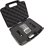 CASEMATIX Studio Microphone Case Compatible with MV51 Digital Large Diaphragm Condenser Mic, MVI Audio Interface, MV88, MVL, Lavalier Mic and More