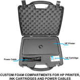 CASEMATIX Portable Printer Carry Case for HP Officejet 200 Wireless Mobile Printer