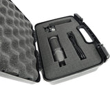 CASEMATIX Microphone Hard Case Compatible with Audio Technica ATR2500x, ATR2100X, AT2035, AT2020, ATR2100 USB, AT2031, ATR2500, AT2050, AT2022 & More