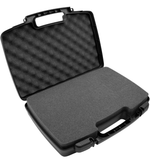 CASEMATIX 17" Hard Travel Case with Padlock Rings and Customizable Foam - Fits Accessories up to 14.5" x 7.5" x 2.75"