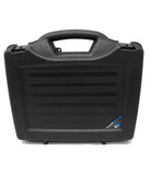 CASEMATIX 16" Hard Travel Case with Padlock Rings and Customizable Foam - Fits Accessories up to 14" x 9" x 4"