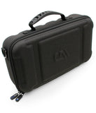 CASEMATIX 12.75" Hard Shell EVA Travel Case with Shoulder Strap and Padded Divider - Fits Accessories up to 11.5" x 5.5" x 2"