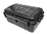 CASEMATIX 8" Waterproof Hard Travel Case with Rubber and Customizable Foam Interior - Fits Accessories up to 6.25" x 3.37" x 2.25"