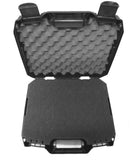 CASEMATIX 16" Hard Travel Case with Padlock Rings and Customizable Foam - Fits Accessories up to 14" x 10.75" x 4"