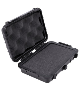 CASEMATIX 7.4" Waterproof Hard Travel Case with Customizable Foam - Fits Accessories up to 6.3" x 3.75" x 1.25"