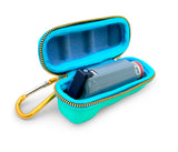 CASEMATIX Black Asthma Inhaler Travel Case for Children and Adults, Includes Case Only