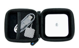 CASEMATIX 3.5" Hard Shell EVA Travel Case with Wrist Strap - Fits Accessories up to 3" x 3" x 1.2"