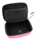 CASEMATIX 7" Hard Shell EVA Travel Case with Wrist Strap and Padded Divider - Fits Accessories up to 6.5" x 4" x 2"