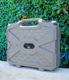 CASEMATIX 16" Hard Travel Case with Padlock Rings and Customizable Foam - Fits Accessories up to 14" x 10.75" x 4"